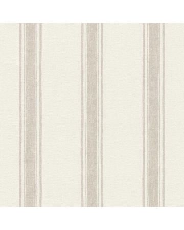 Papel pintado rayas crudo beige 011gMAD