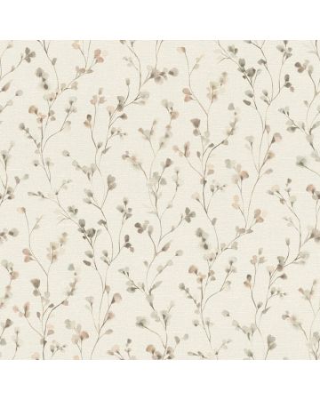 Papel pintado flores beige 015gHAR