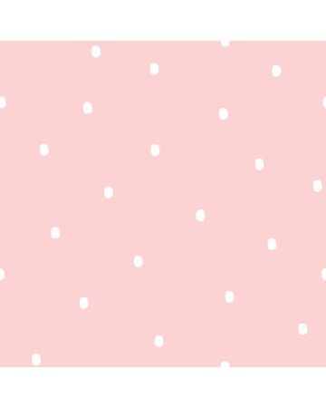 Papel pintado rosa topos blancos 053gPIP